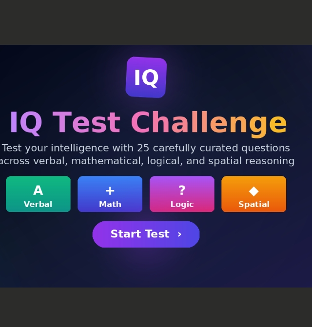IQ Test Challenge